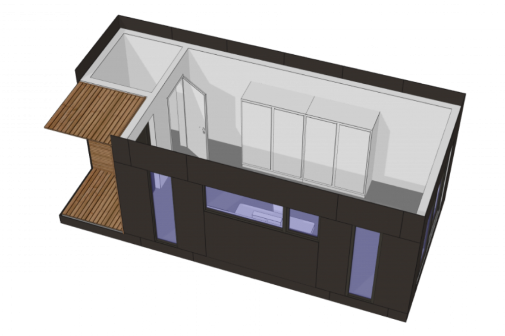 YourSpace module of tiny house