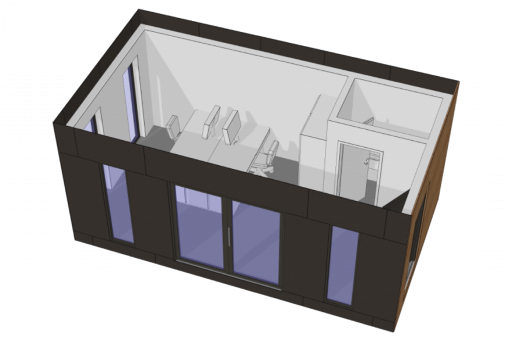YourSpace module als kantoorruimte