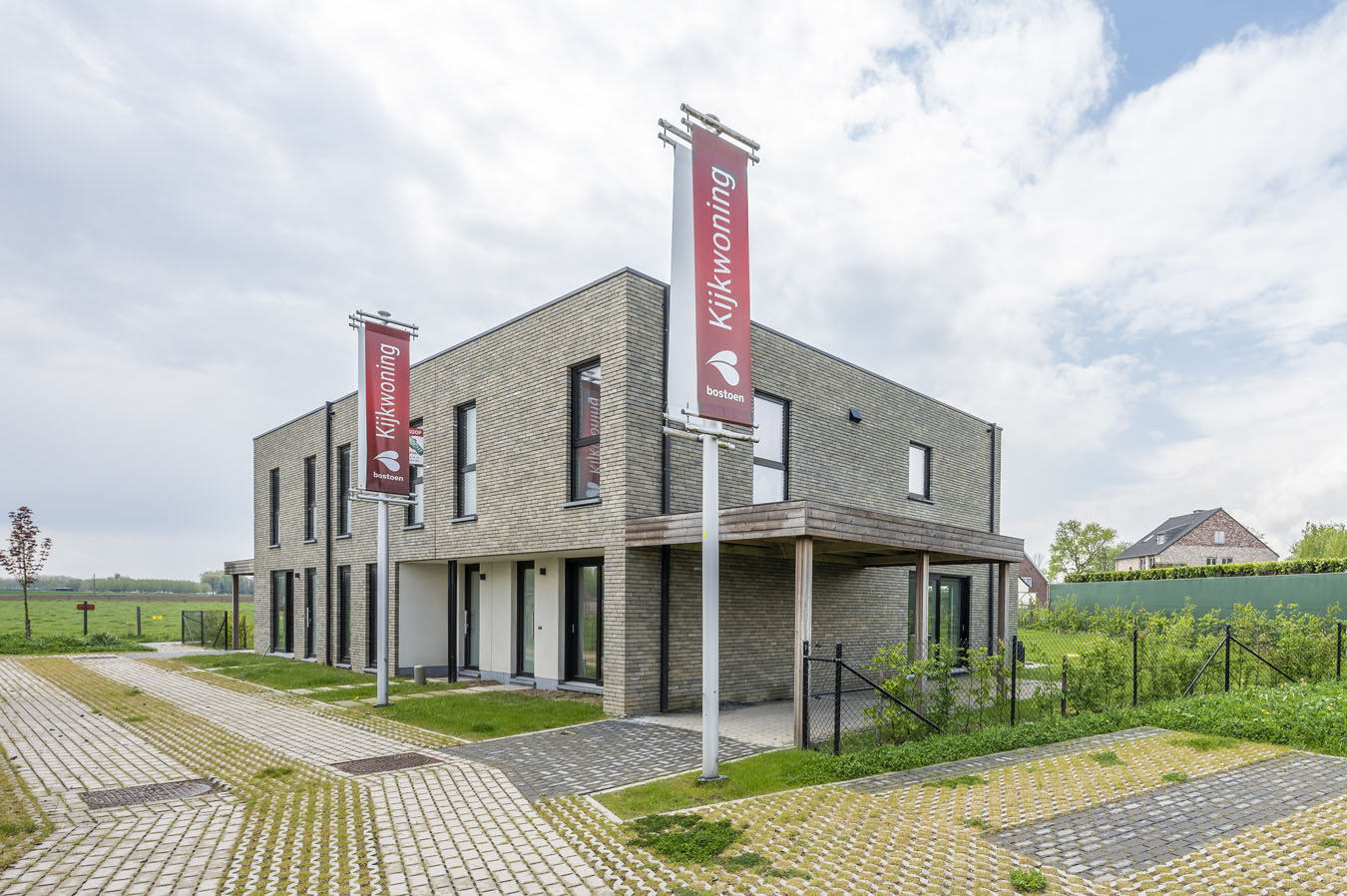 Bostoen Modelwoning Bolderik Scheldewindeke Gevel