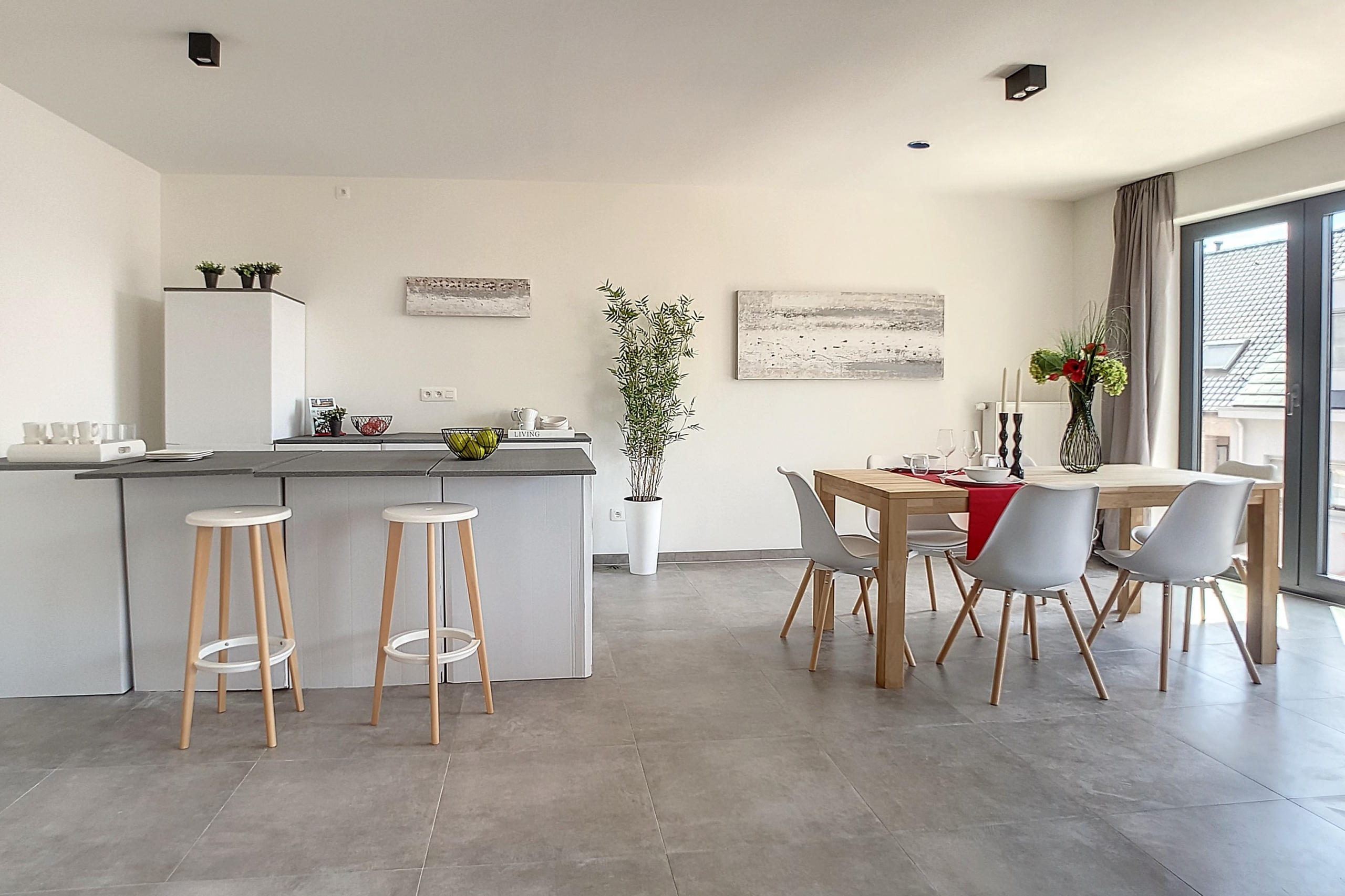 Keuken kijkappartement in Arcelar te Aartselaar