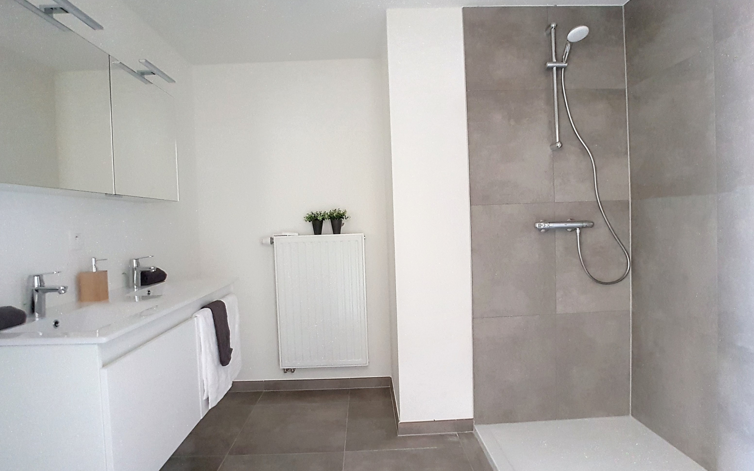 Badkamer kijkappartement in Arcelar te Aartselaar