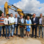 Inhuldiging nieuw ontwikkelingsproject in Dentergem partners en burgemeester