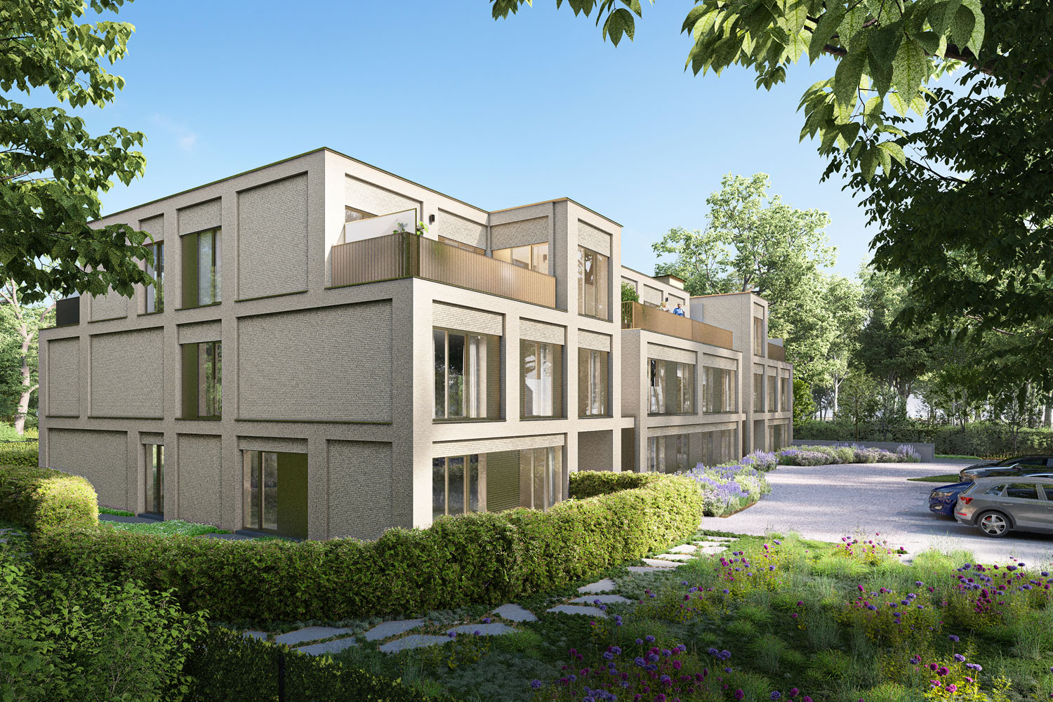 Bostoen Nieuwbouwappartement Destelbergen WoodLand Park