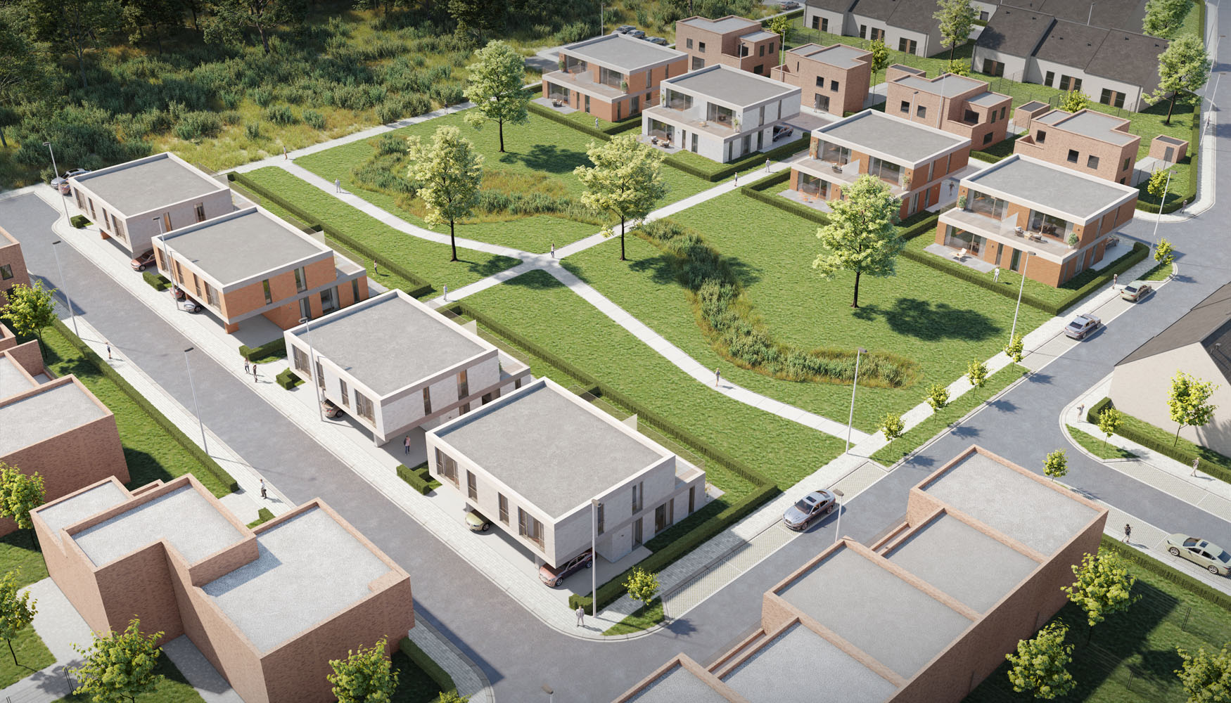 Bostoen Nieuwbouwappartement Harelbeke GaverLeie