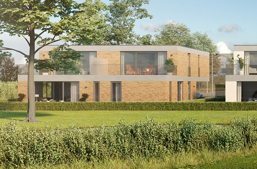 Bostoen Nieuwbouwappartement Harelbeke GaverLeie Investeringsunit