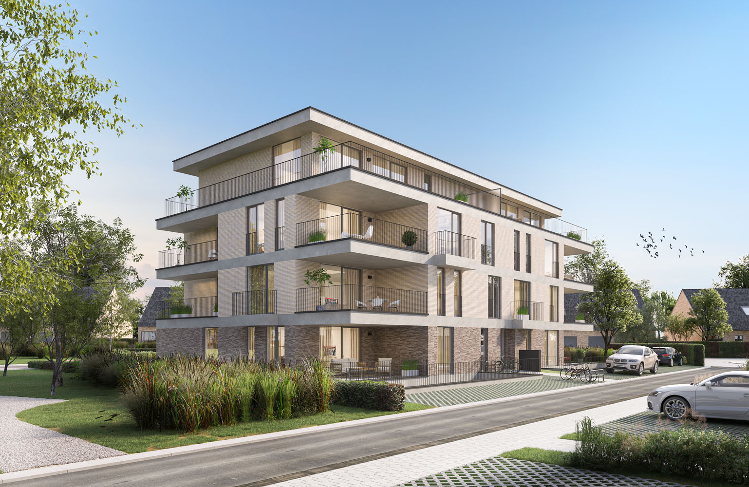 Bostoen Nieuwbouwappartement Rumbeke Residentie Camiel