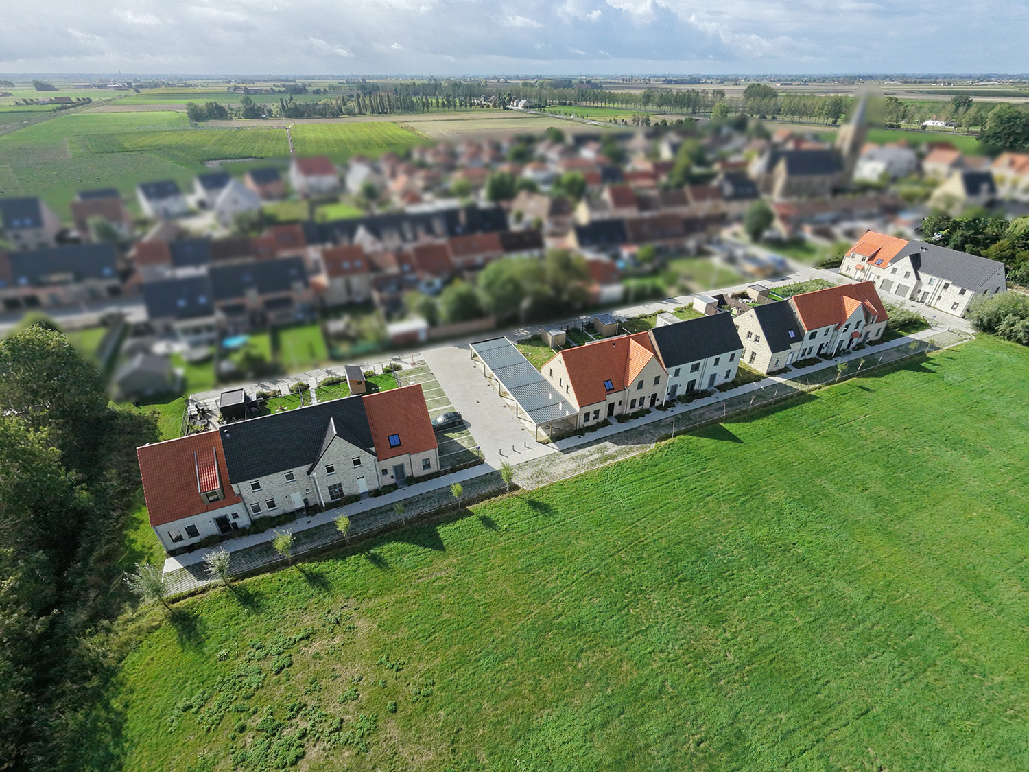 Bostoen Nieuwbouwwoningen Ramskapelle Nieuwpoort Hof Teghelrie