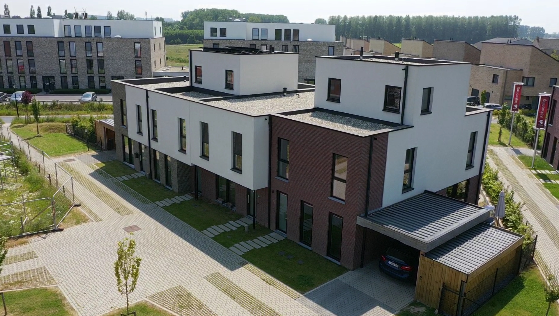 Bostoen nieuwbouwwoningen Scheldewindeke Bolderik