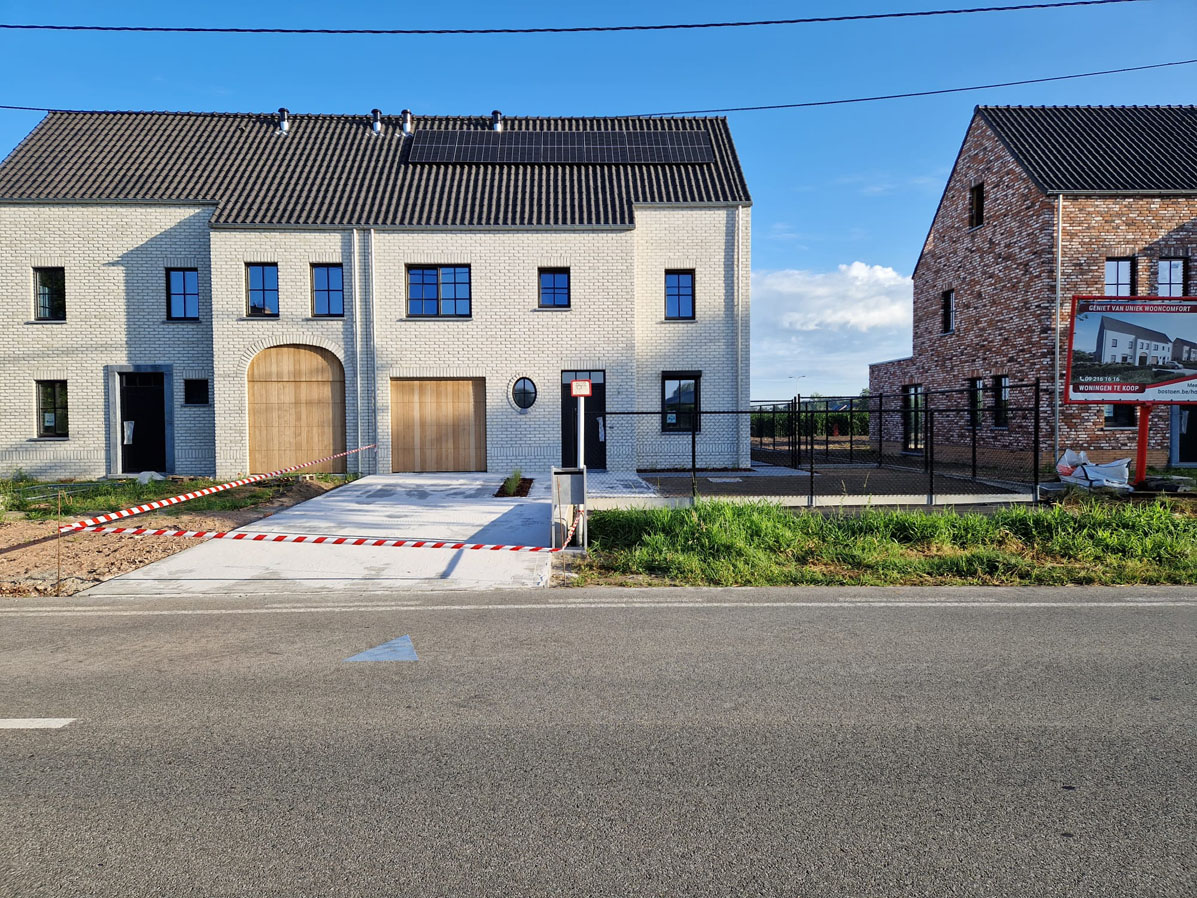 Bostoen nieuwbouwwoningen in Eke Hof Landuit straat