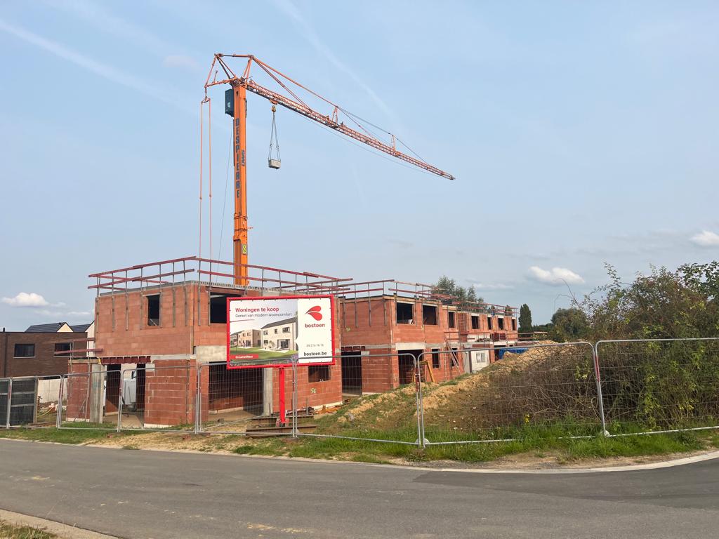 Bostoen nieuwbouwwoningen in Herzele GroeneMeer werf