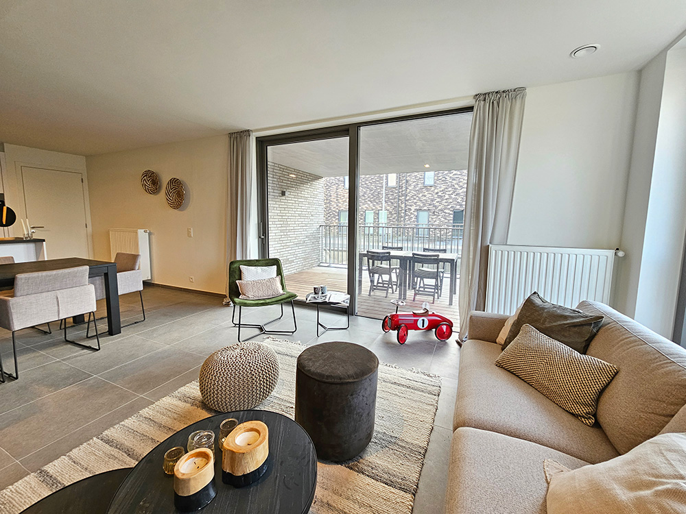 Bostoen Instapklaar appartement Residentie Camiel Leefruimte