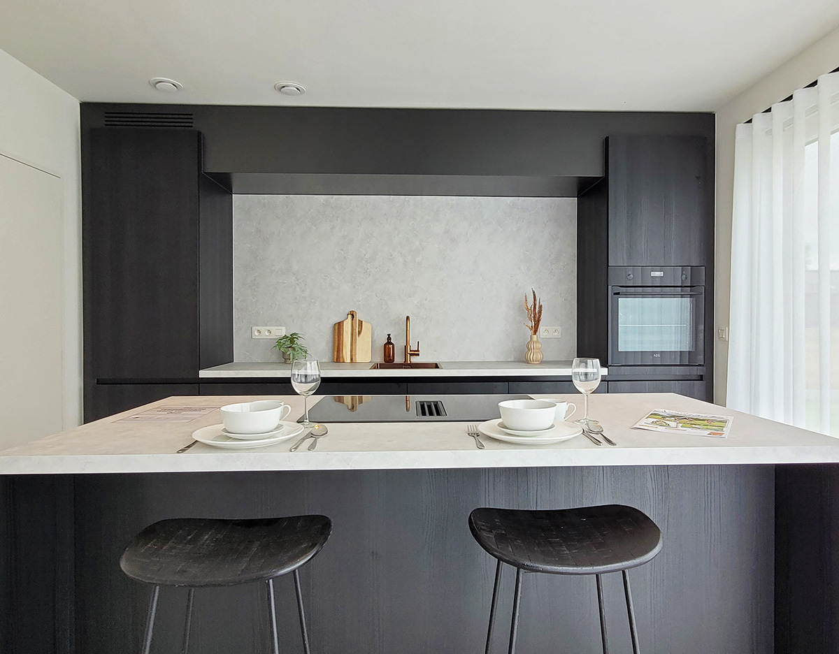 Bostoen RivaHof Dentergem stijlvolle kijkwoning keuken