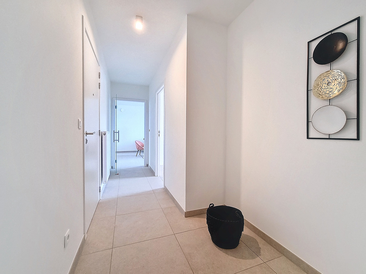 Bostoen Residentie Arcelar in Aartselaar energiezuinig nieuwbouwappartement A301 inkomhal