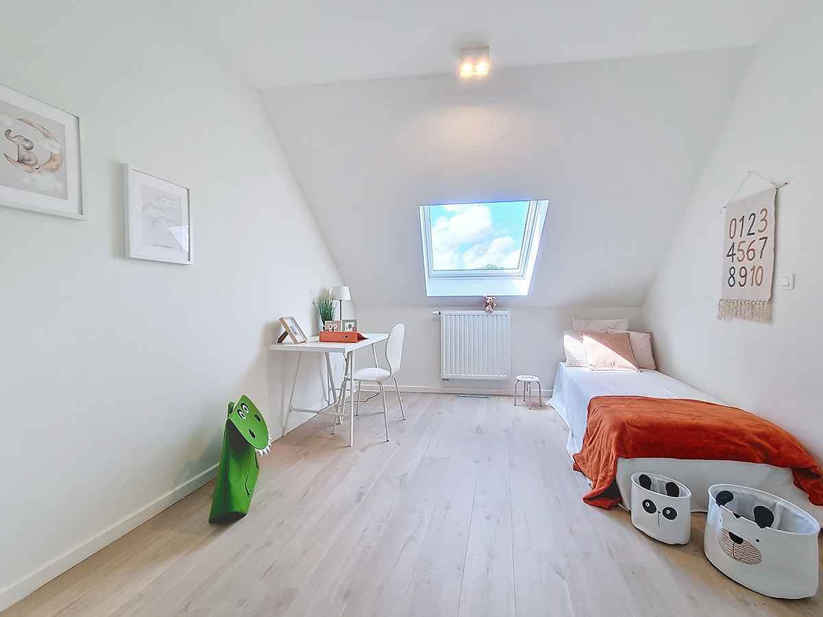 Bostoen Residentie Arcelar in Aartselaar energiezuinig nieuwbouwappartement A301 kinderslaapkamer