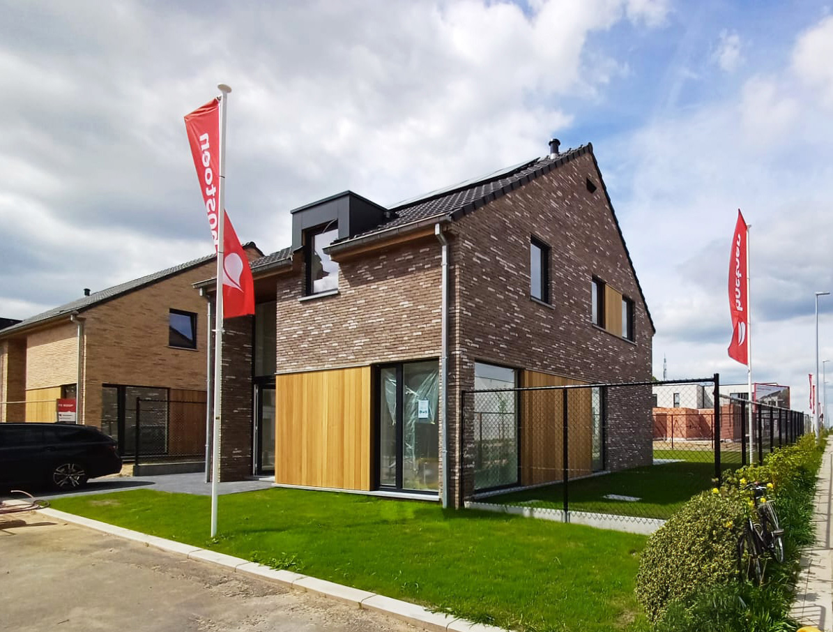 Bostoen RivaHof Dentergem kijkwoning energiezuinige gezinswoning