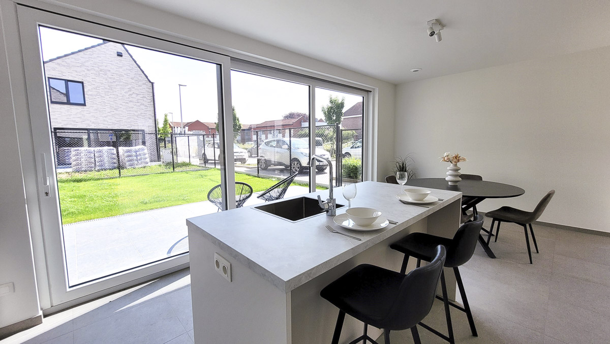 Bostoen Het GoudenHof kijkwoning in Marke keuken
