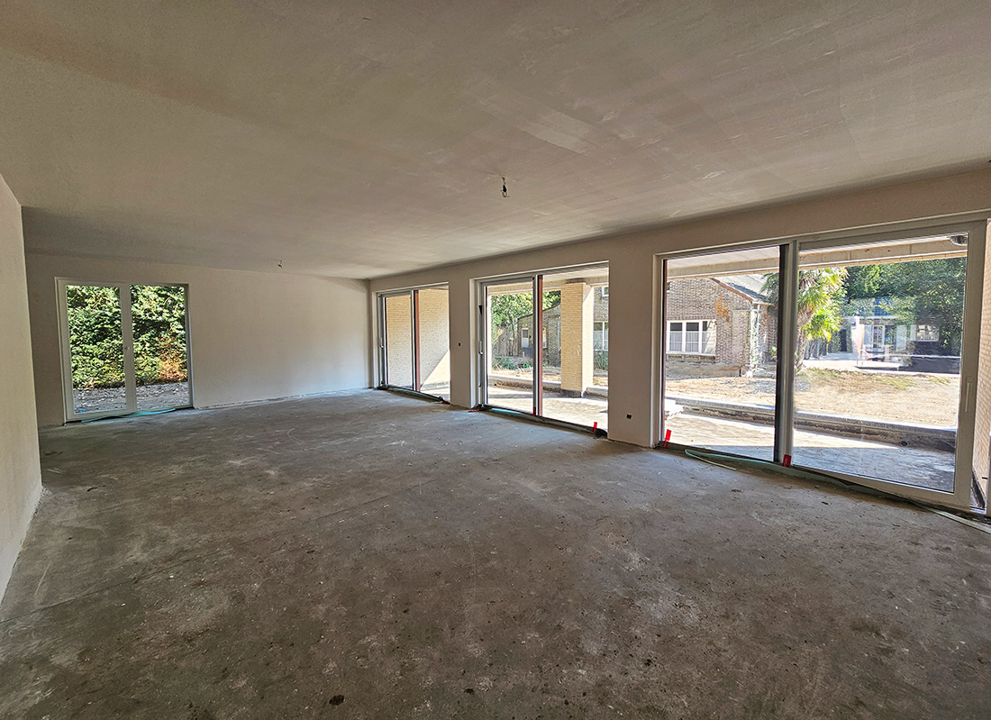 Bostoen luxe appartementen in Destelbergen WoodLand Park leefruimte