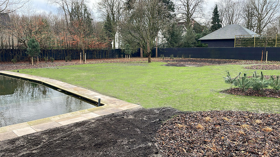 Bostoen Luxe nieuwbouwappartementen Destelbergen WoodLand Park Tuin