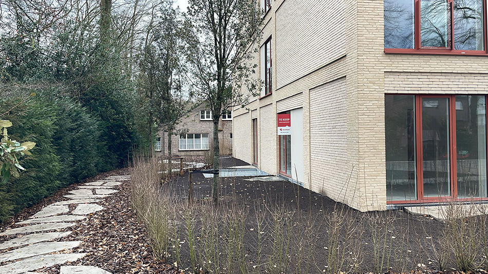 Bostoen Luxe nieuwbouwappartementen Destelbergen WoodLand Park Tuin