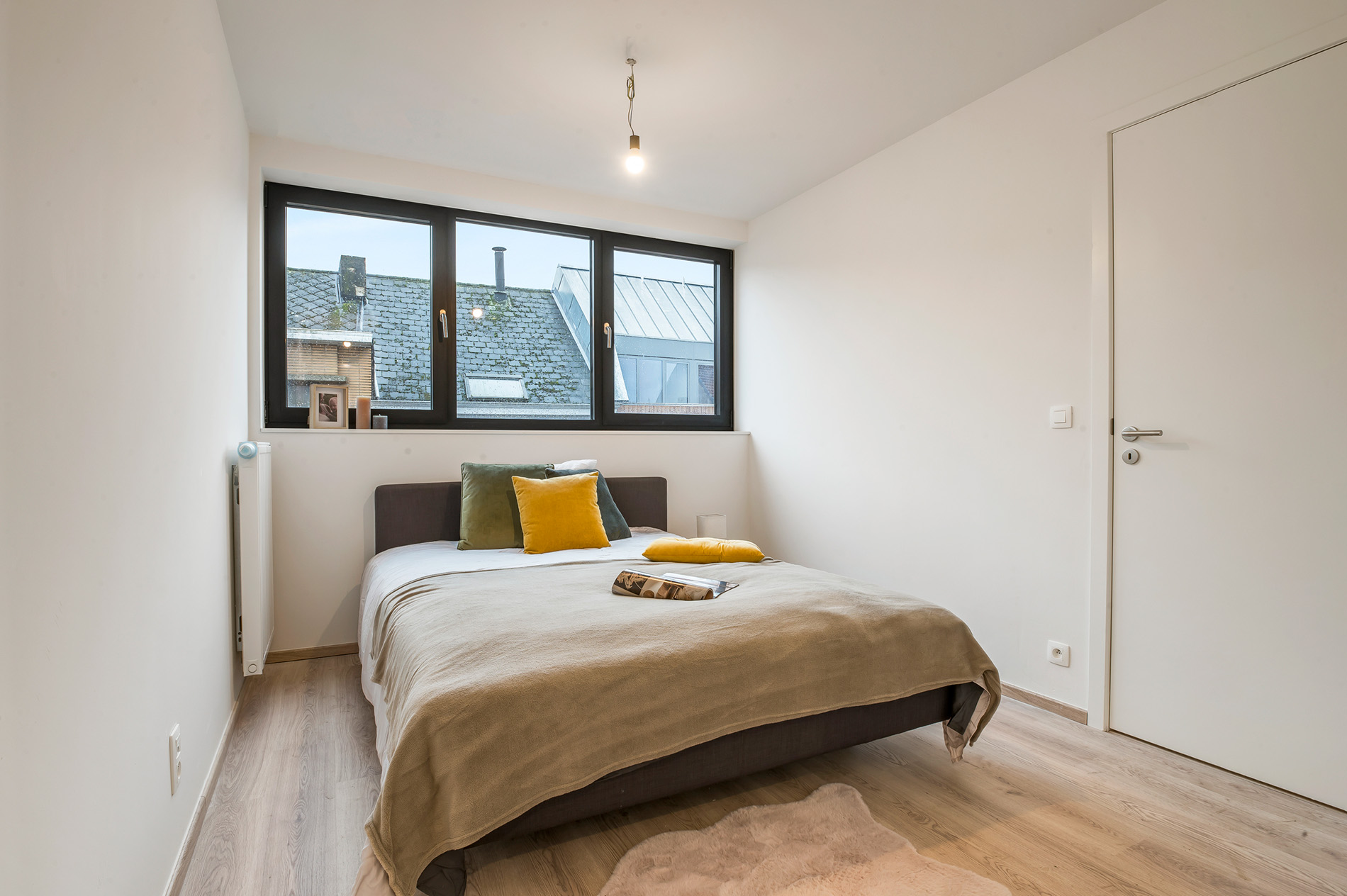 Bostoen Nieuwbouwappartementen Residentie Clavis Aalst Slaapkamer