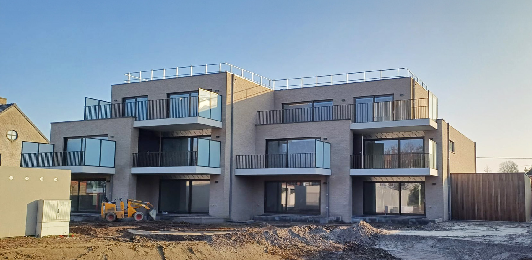 Bostoen Moderne nieuwbouwappartementen Ardooie Residentie Fiori Tuin