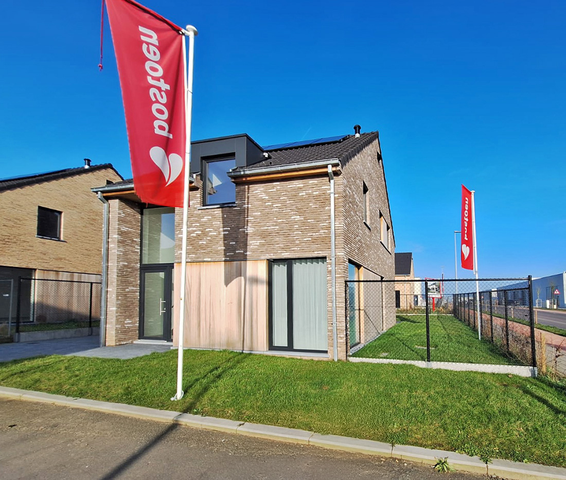 Bostoen Energiezuinige gezinswoningen Dentergem RivaHof Kijkwoning