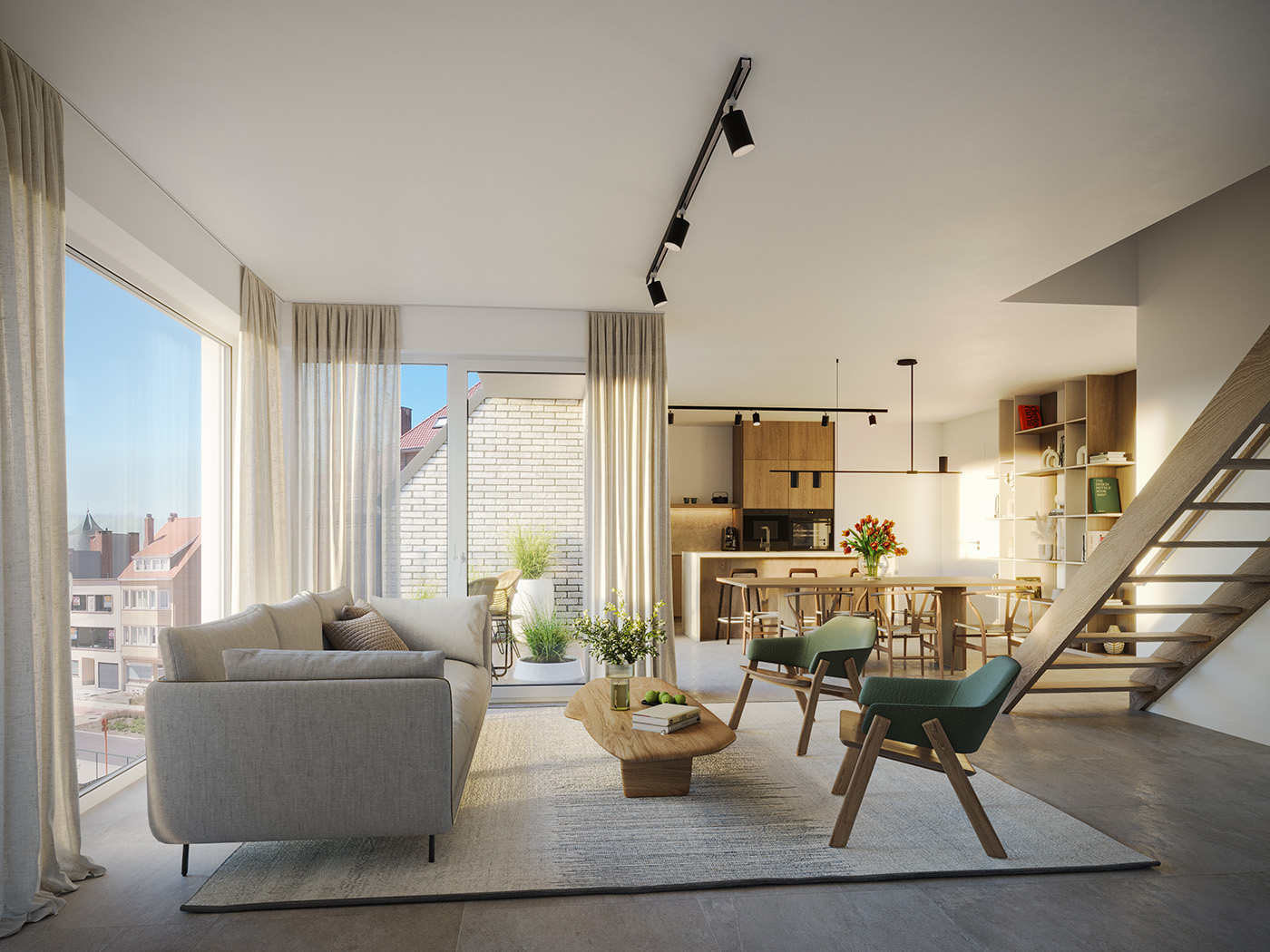 Bostoen Moderne nieuwbouwappartementen in Koksijde The Dune Residentie Helia
