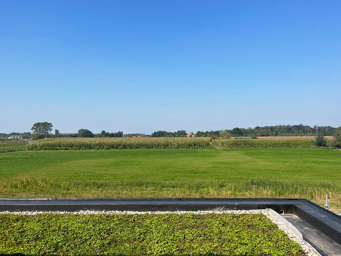 Bostoen Pastorijwoningen Bachte-Maria-Leerne Hof van Leerne Tuin Landelijk uitzicht