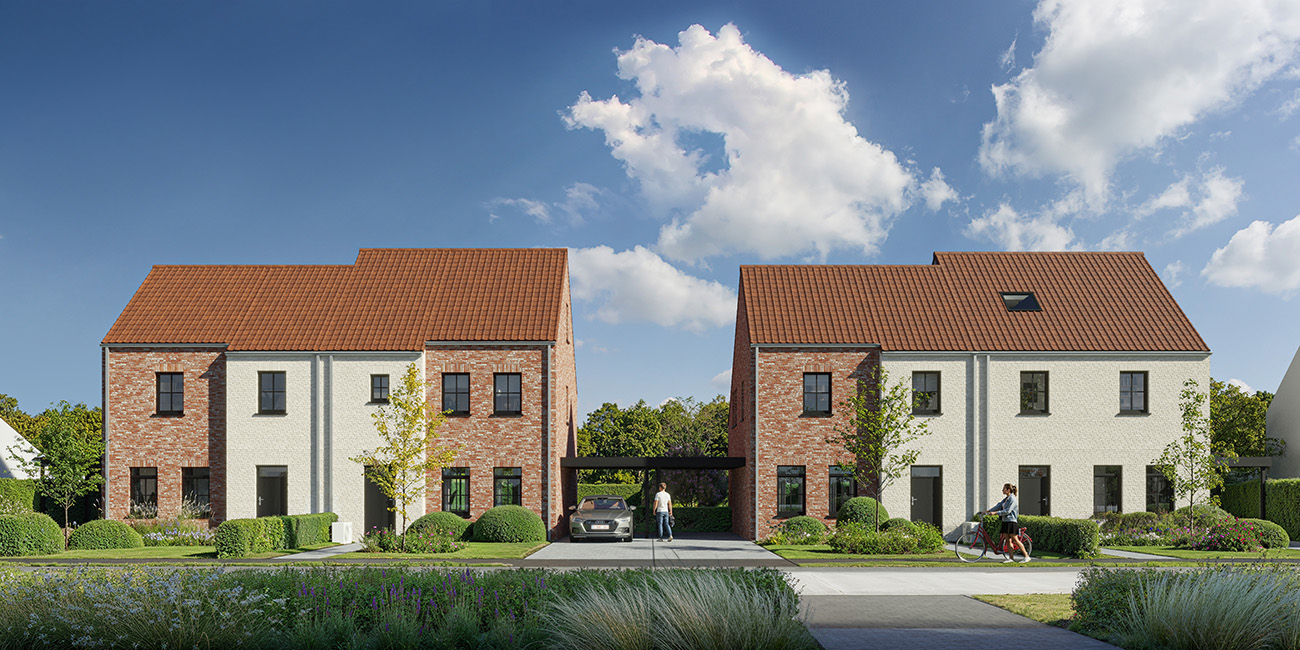 Bostoen Nieuwbouw Pastorijwoningen Lievegem Floralis