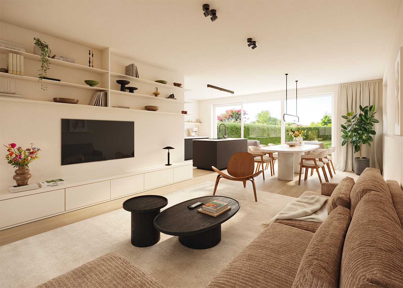 Bostoen Nieuwbouw Pastorijwoningen Lievegem Floralis