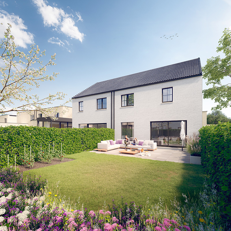 Bostoen Nieuwbouw Energieneutrale woningen Astene Hof Pattyn