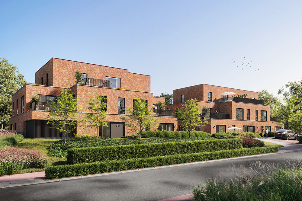 Bostoen Nieuwbouwappartementen in Merelbeke De Lijsters Luxeappartementen