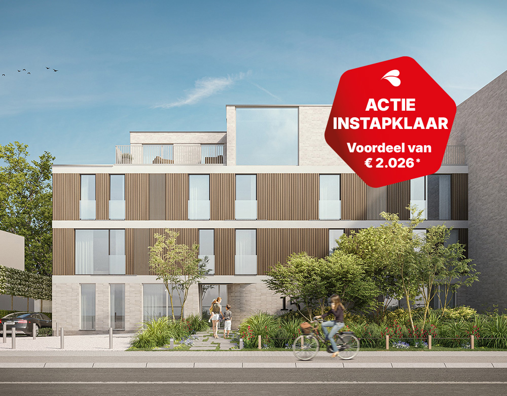 Nieuwbouwappartementen in Aalst La Tourbière Instapklaar