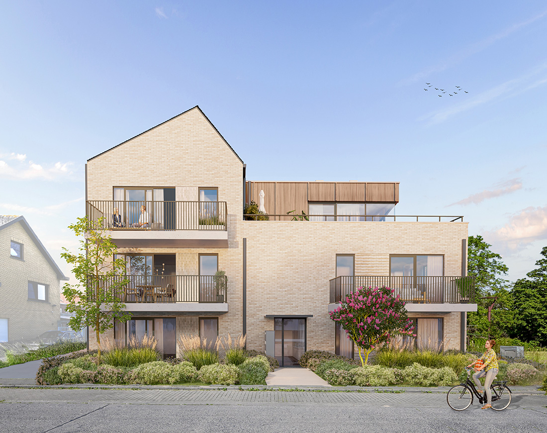 Bostoen Energiezuinige nieuwbouwappartementen in Zedelgem Leenhof