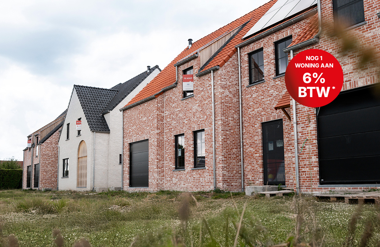 Bostoen Pastorijwoningen in Bachte-Maria-Leerne Hof van Leerne