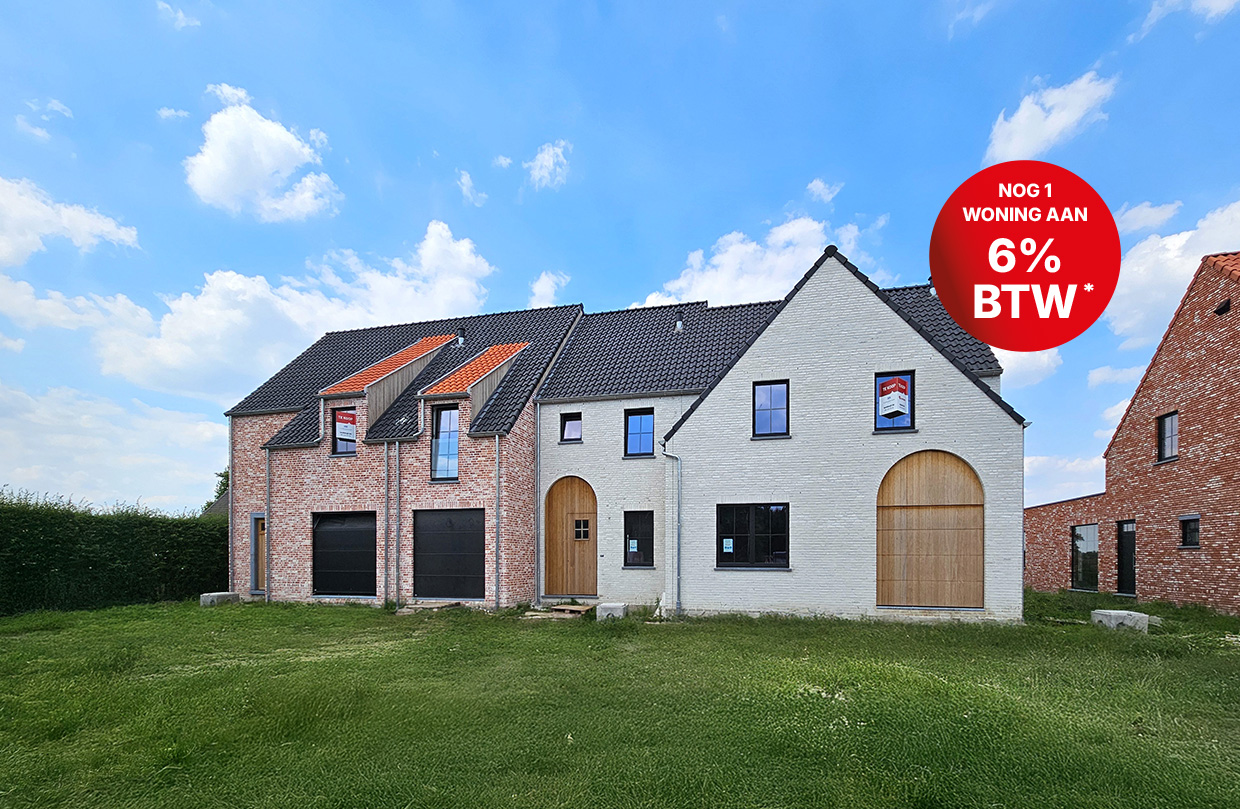 Bostoen Pastorijwoningen in Bachte-Maria-Leerne Hof van Leerne