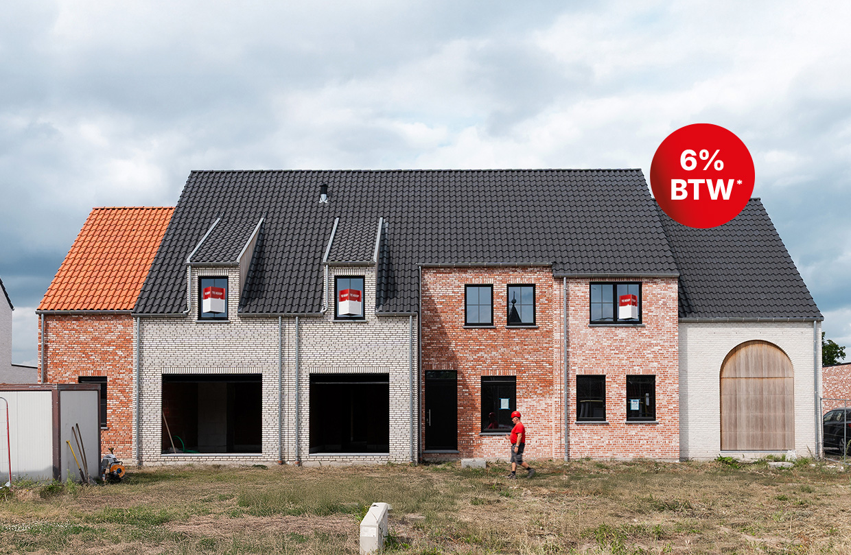 Bostoen Pastorijwoningen in Bachte-Maria-Leerne Hof van Leerne