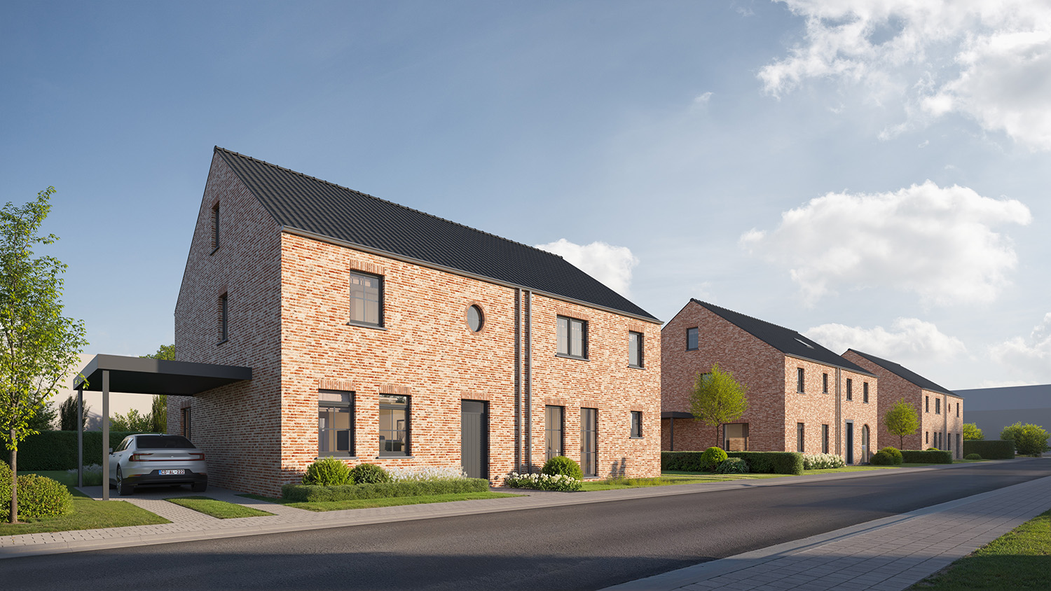 Bostoen Landelijke nieuwbouwwoningen in Kuurne Verdana