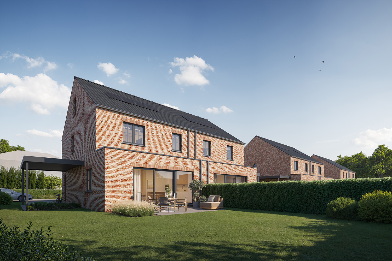 Bostoen Landelijke nieuwbouwwoningen in Kuurne Verdana