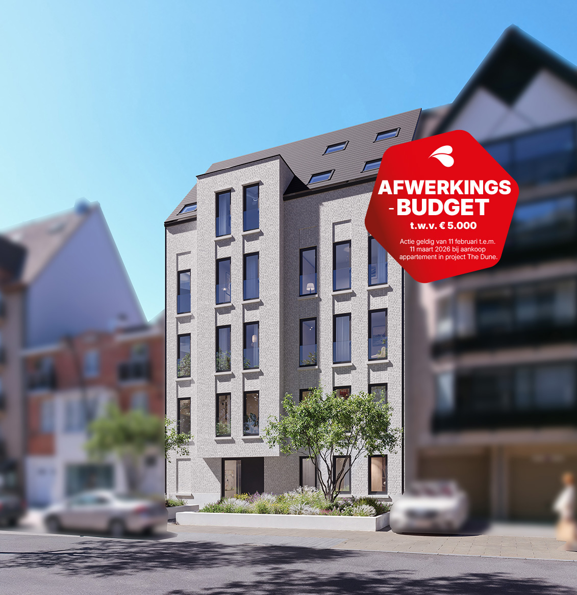 Bostoen Nieuwbouwappartementen in Koksijde Aan de kust The Dune