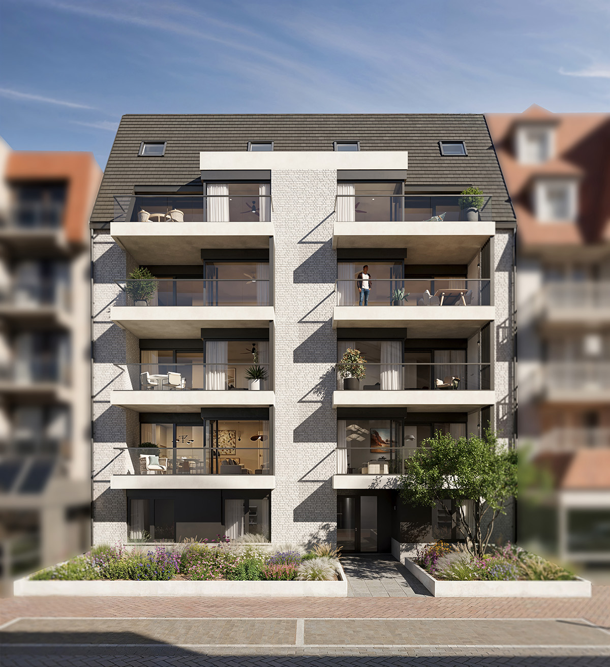 Bostoen Moderne nieuwbouwappartement in Koksijde Maro