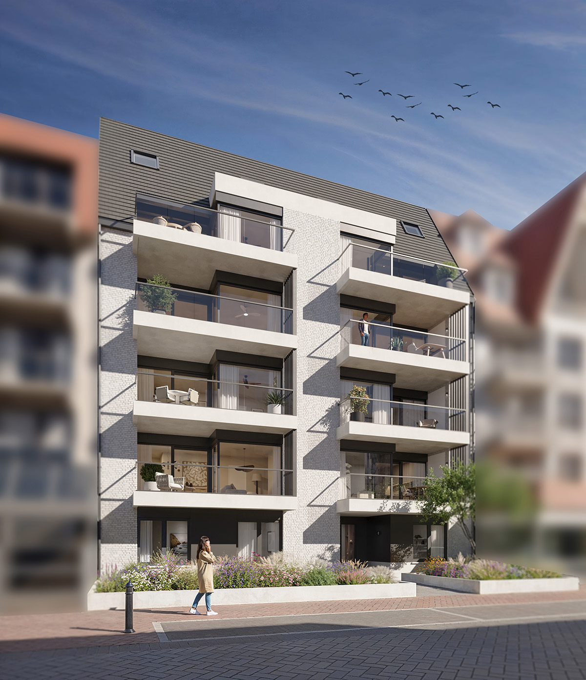 Bostoen Moderne nieuwbouwappartement in Koksijde Maro