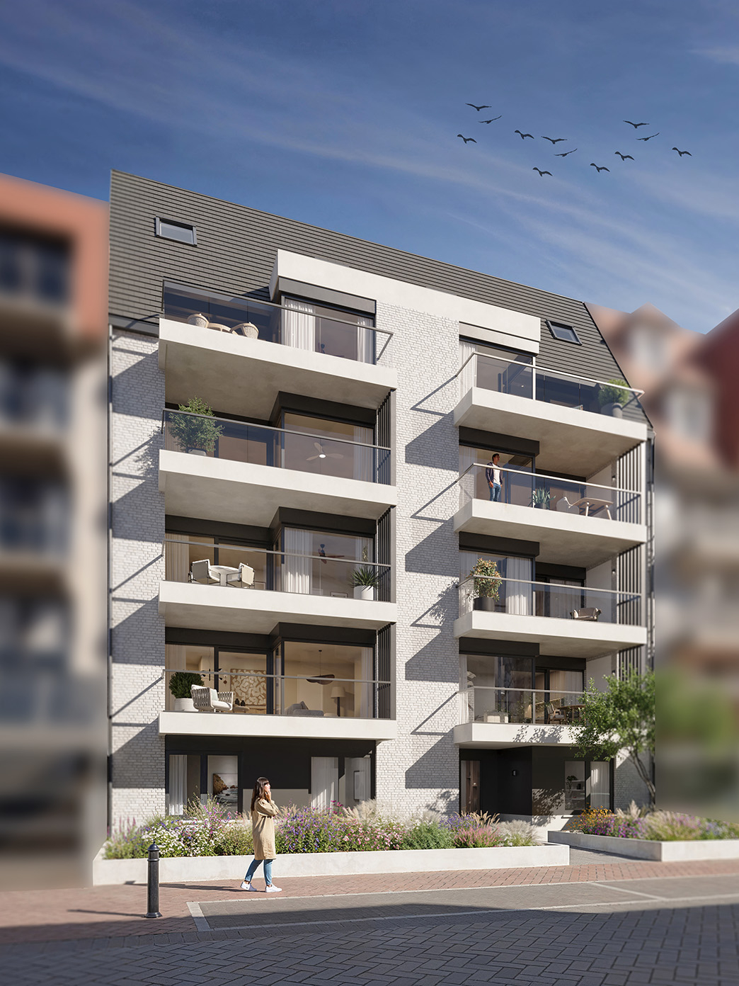 Bostoen Moderne nieuwbouwappartement in Koksijde Maro
