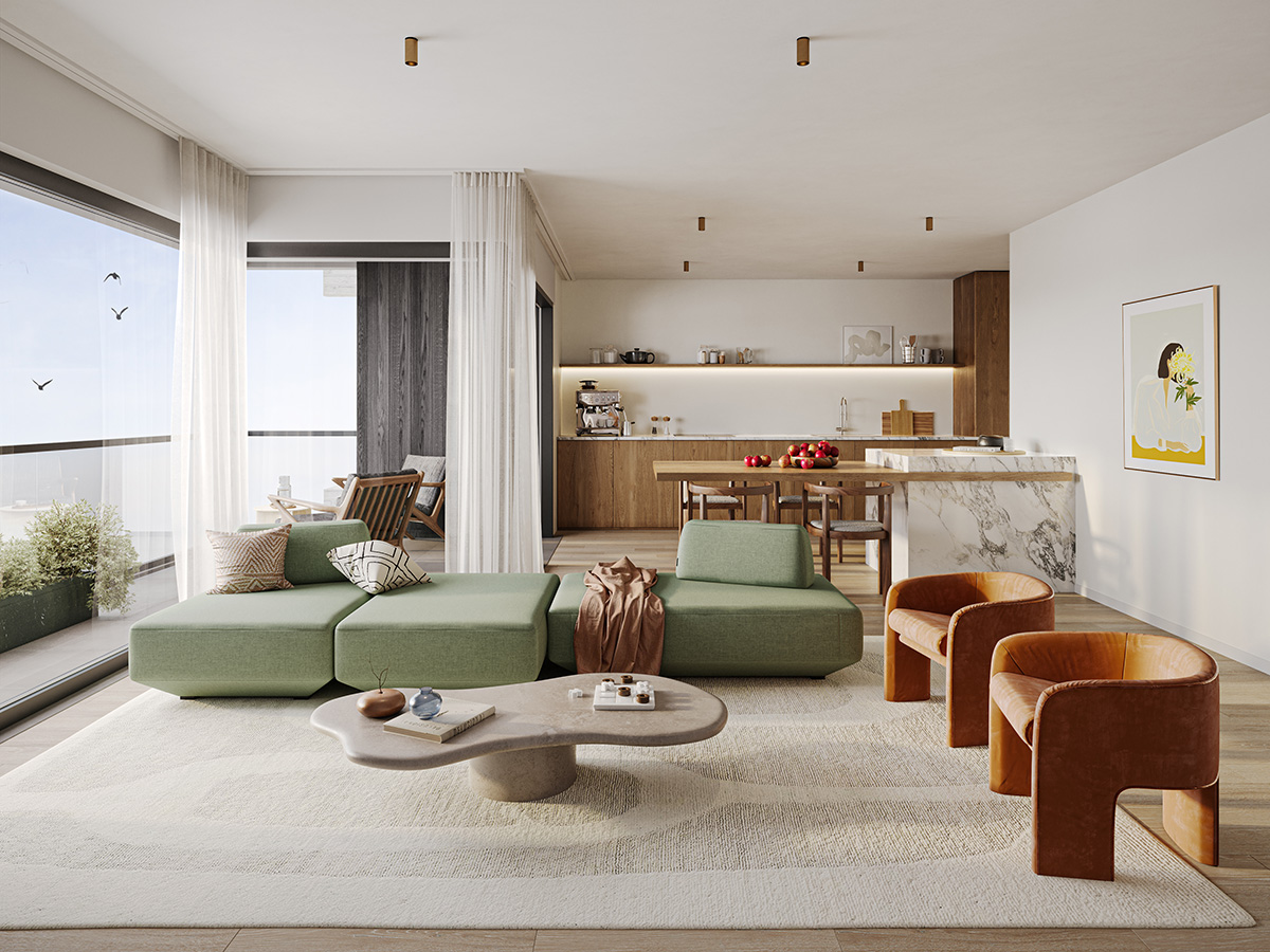 Bostoen Moderne nieuwbouwappartement in Koksijde Maro