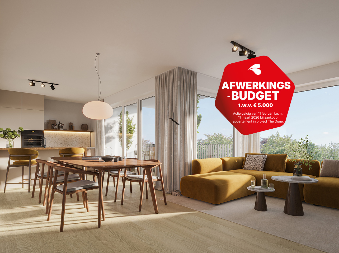 Bostoen Nieuwbouwappartementen in Koksijde Aan de kust The Dune