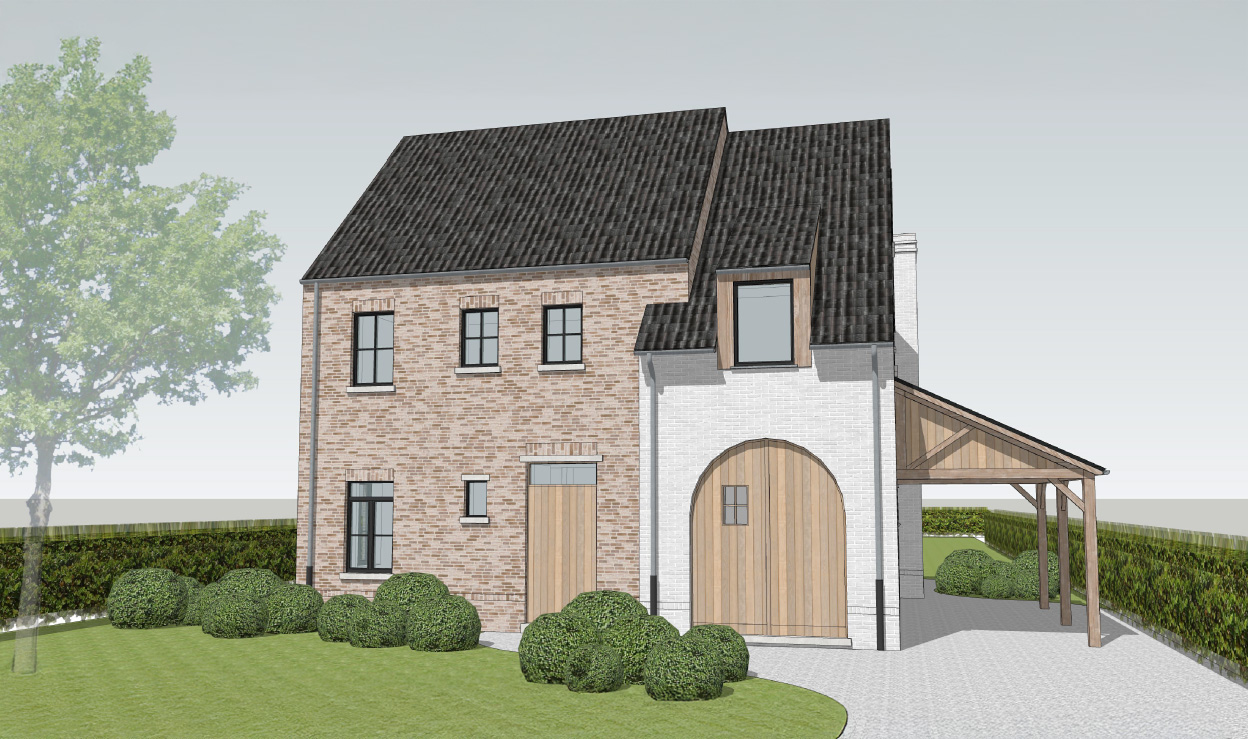 Bostoen Ruime bouwgronden in Lochristi Nieuwstraat