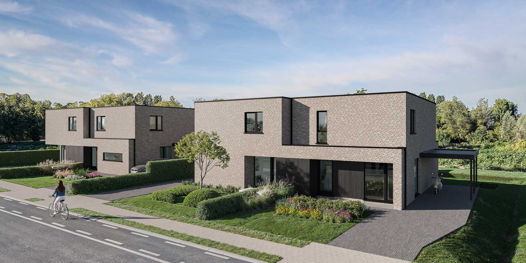 Bostoen Binnenkort in verkoop Moderne nieuwbouwwoningen in Bornem Norelle
